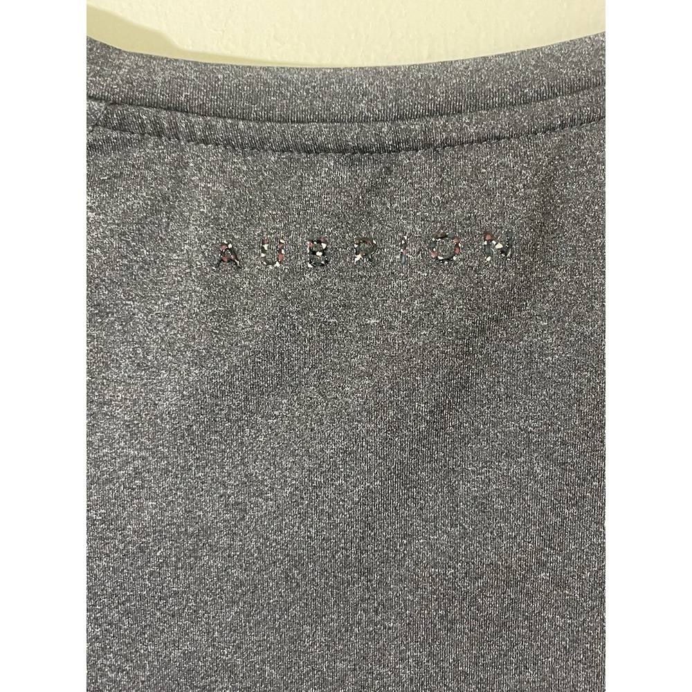 Aubrion Women's Small Charcoal Gray Cap Sleeve Tech Tshirt Outdoors Workout EUC - Picture 3 of 8
